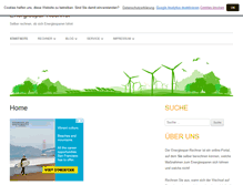 Tablet Screenshot of energiespar-rechner.de